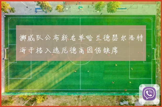 挪威队公布新名单哈兰德瑟尔洛特海于格入选厄德高因伤缺席